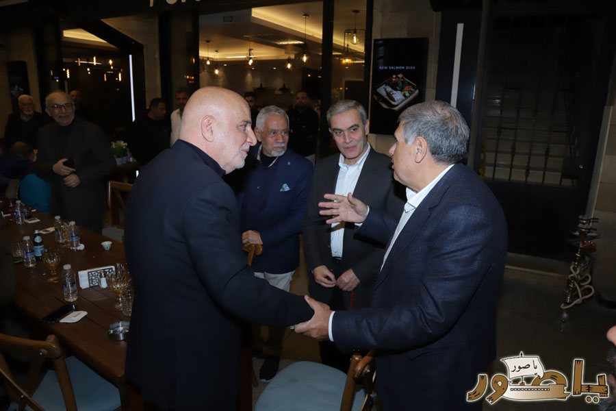 المهندس ناصيف سقلاوي كرم الدكتور والخبير الدولي جلال حيدر