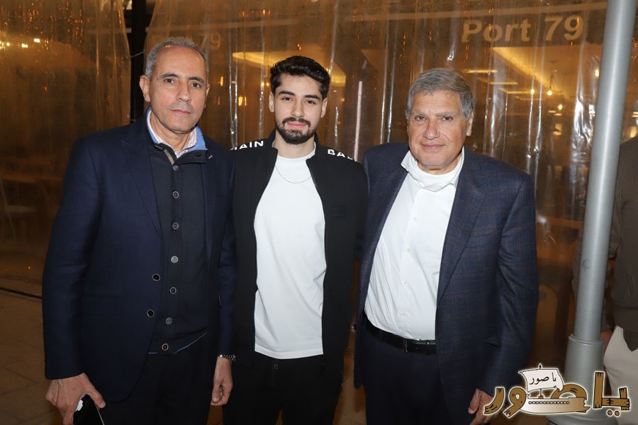 المهندس ناصيف سقلاوي كرم الدكتور والخبير الدولي جلال حيدر