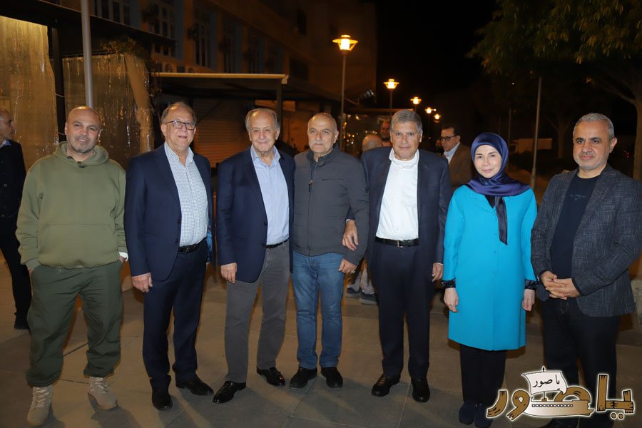 المهندس ناصيف سقلاوي كرم الدكتور والخبير الدولي جلال حيدر