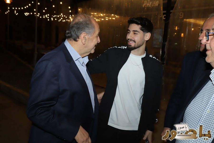 المهندس ناصيف سقلاوي كرم الدكتور والخبير الدولي جلال حيدر