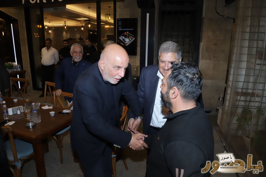 المهندس ناصيف سقلاوي كرم الدكتور والخبير الدولي جلال حيدر