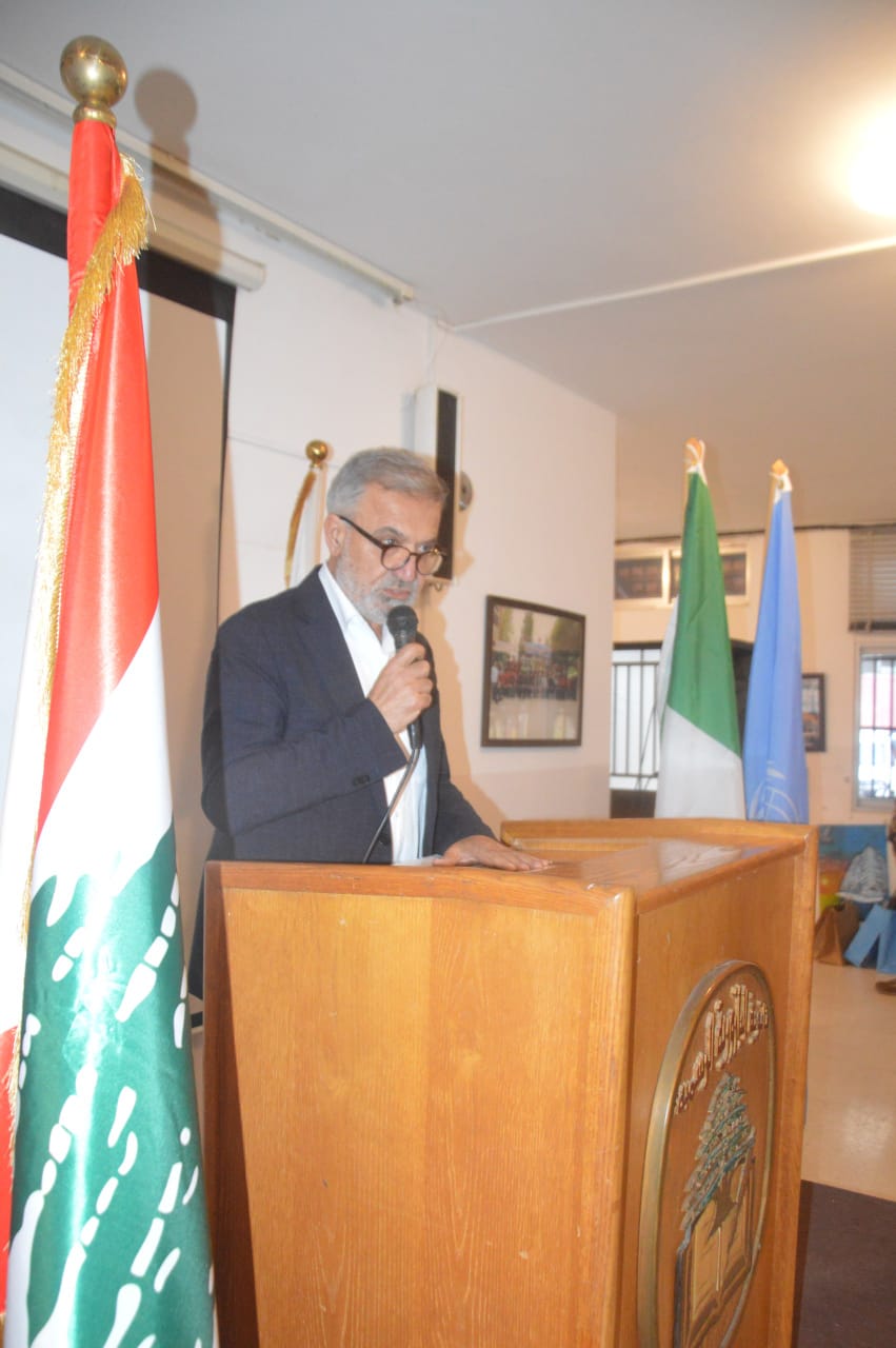 قائد قوات اليونيفيل في جنوب لبنان الجنرال Diodato Abagnara زار ثانوية البازورية الرسمية