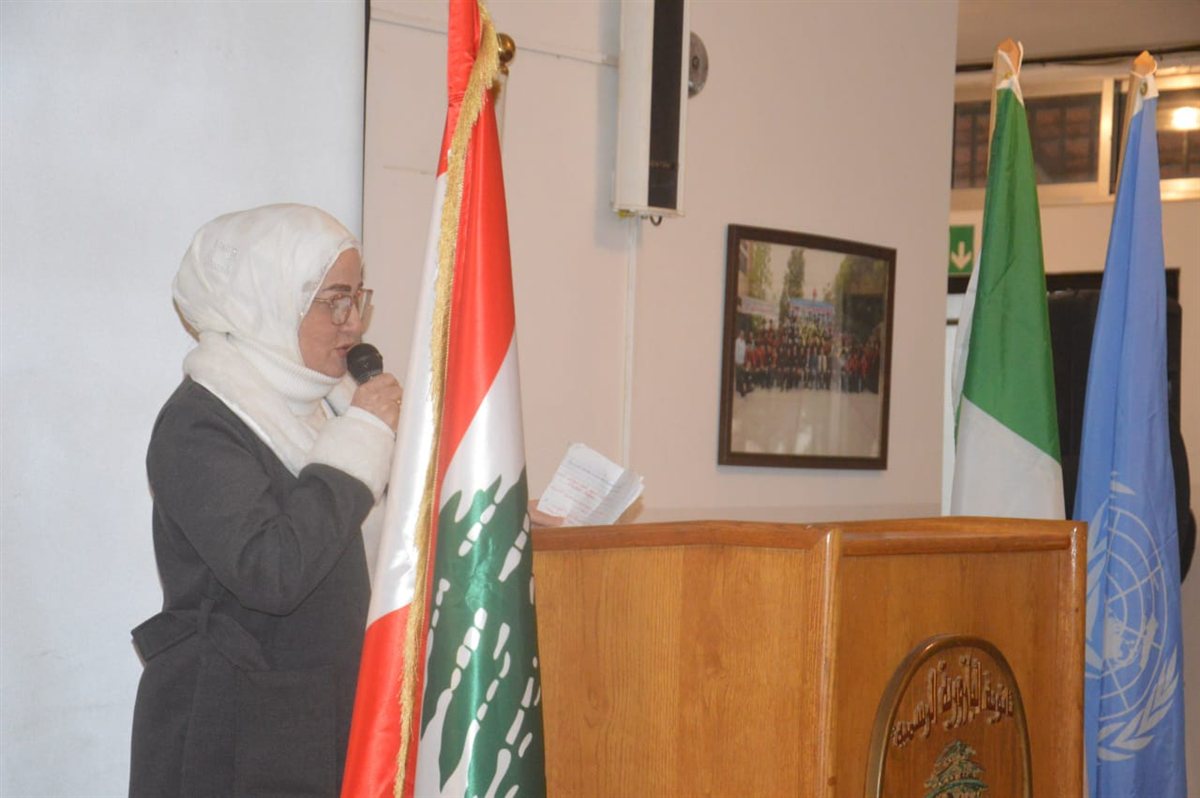 قائد قوات اليونيفيل في جنوب لبنان الجنرال Diodato Abagnara زار ثانوية البازورية الرسمية