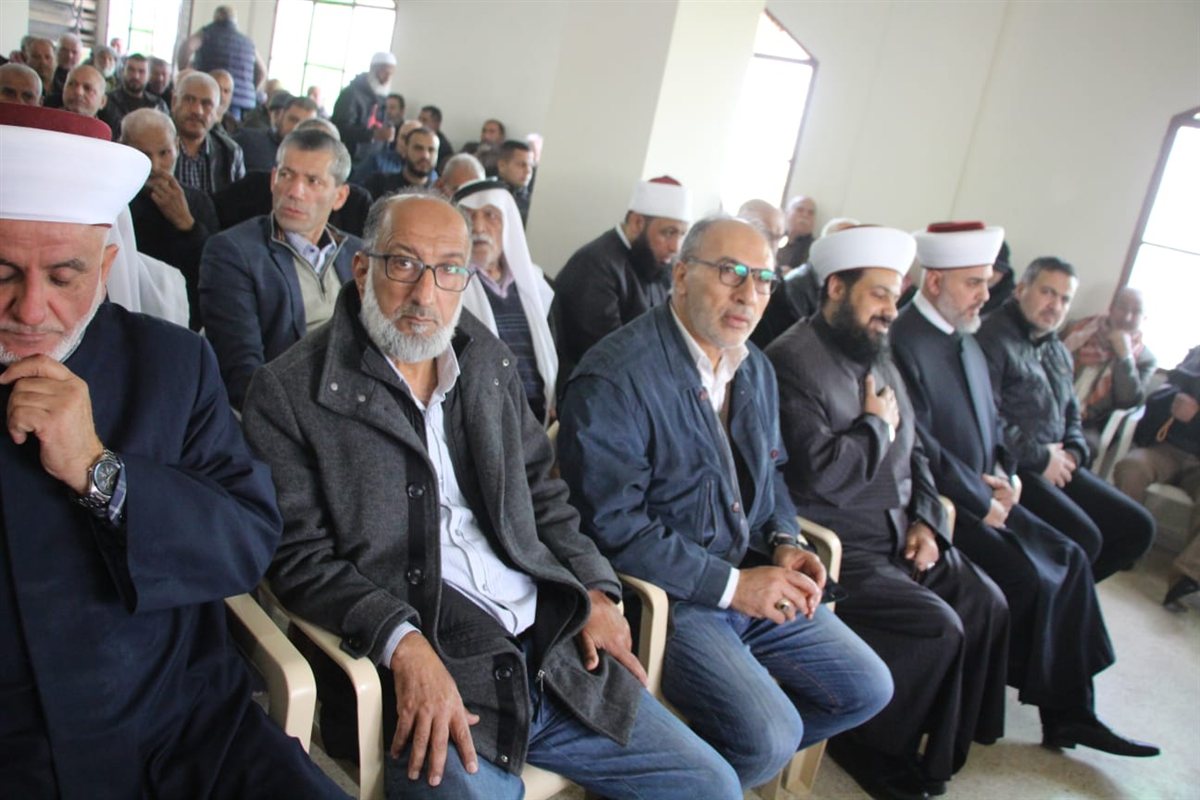 البرغلية شيعت رئيس بلديتها الأسبق المرحوم الحاج مصطفى الداود (أبو عبدالله)