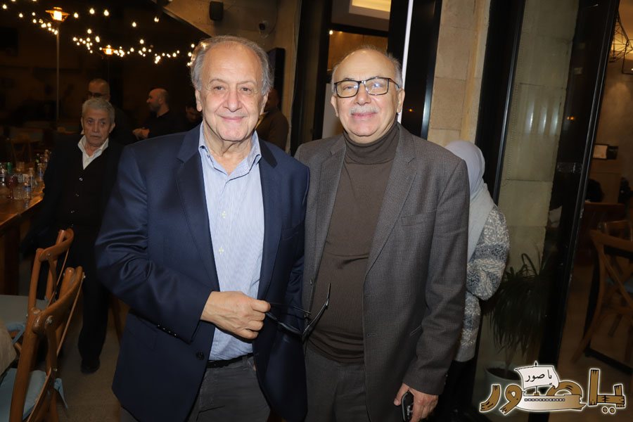 المهندس ناصيف سقلاوي كرم الدكتور والخبير الدولي جلال حيدر