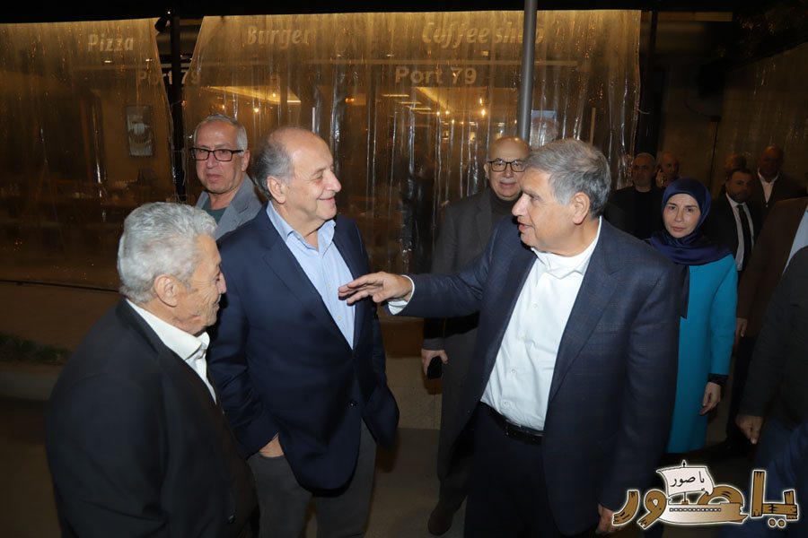 المهندس ناصيف سقلاوي كرم الدكتور والخبير الدولي جلال حيدر