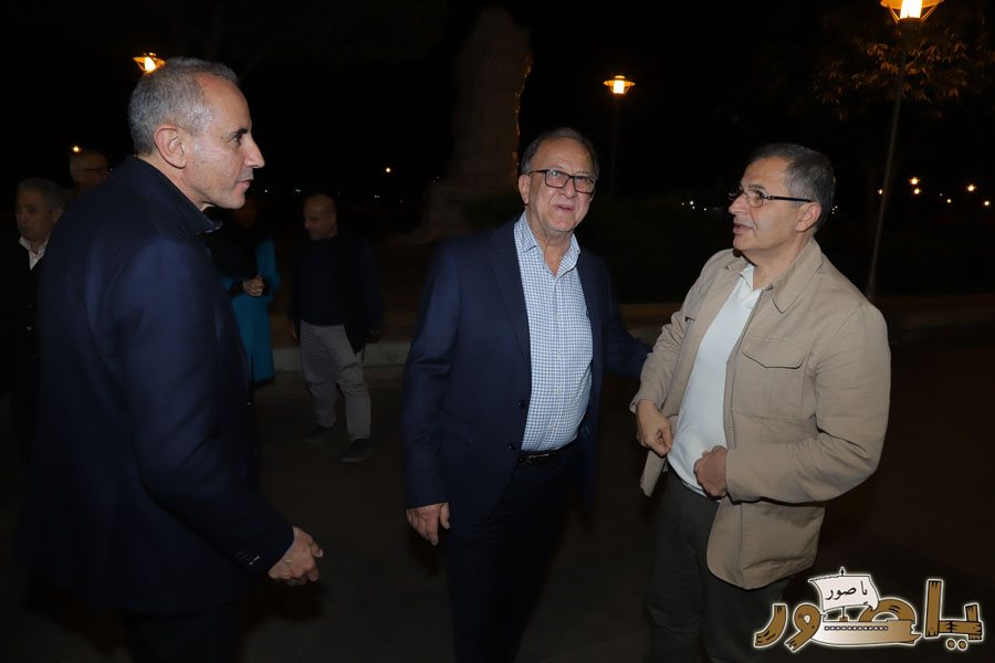 المهندس ناصيف سقلاوي كرم الدكتور والخبير الدولي جلال حيدر