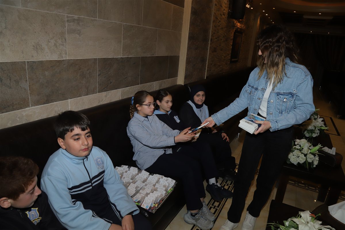 وفد من طلاب مدرسة صور الدولية TCS زار مجموعة يا صور مهنئا بحلول شهر رمضان المبارك