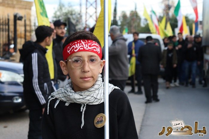 وقفة تضامنية ومسيرة حاشدة في دير قانون النهر تعظيما لشهادة الامام الخامنئي ونصرة للجمهورية الاسلامية