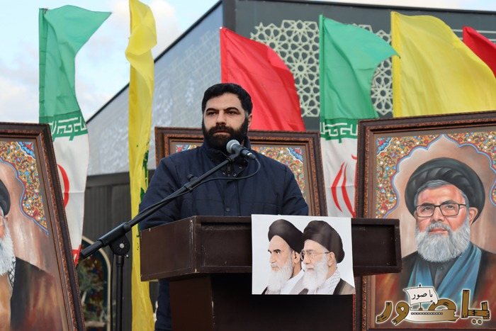 وقفة تضامنية ومسيرة حاشدة في دير قانون النهر تعظيما لشهادة الامام الخامنئي ونصرة للجمهورية الاسلامية