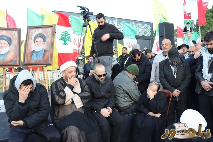 وقفة تضامنية ومسيرة حاشدة في دير قانون النهر تعظيما لشهادة الامام الخامنئي ونصرة للجمهورية الاسلامية