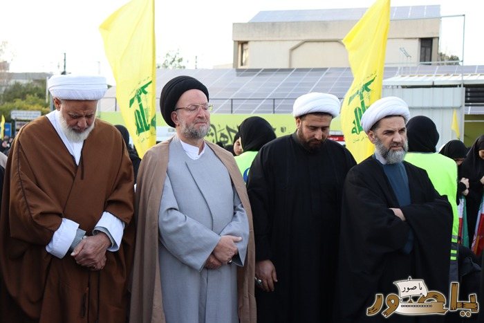 وقفة تضامنية ومسيرة حاشدة في دير قانون النهر تعظيما لشهادة الامام الخامنئي ونصرة للجمهورية الاسلامية