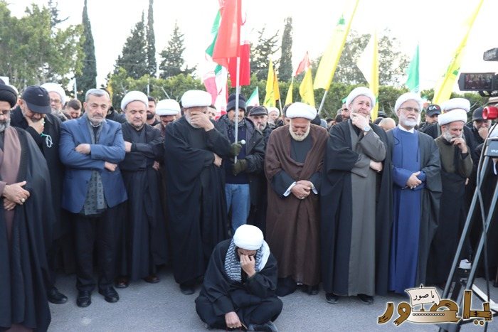 وقفة تضامنية ومسيرة حاشدة في دير قانون النهر تعظيما لشهادة الامام الخامنئي ونصرة للجمهورية الاسلامية