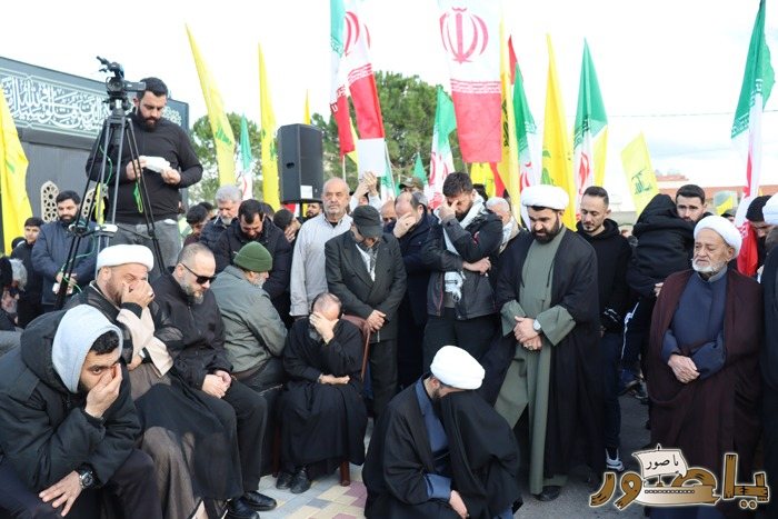 وقفة تضامنية ومسيرة حاشدة في دير قانون النهر تعظيما لشهادة الامام الخامنئي ونصرة للجمهورية الاسلامية