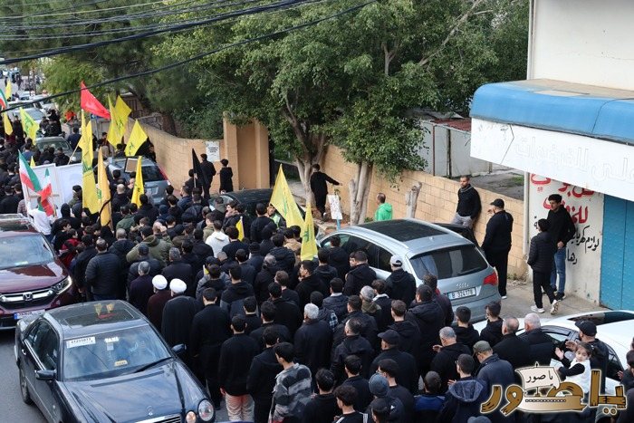 وقفة تضامنية ومسيرة حاشدة في دير قانون النهر تعظيما لشهادة الامام الخامنئي ونصرة للجمهورية الاسلامية