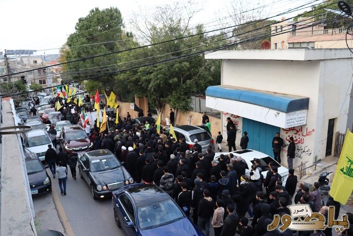 وقفة تضامنية ومسيرة حاشدة في دير قانون النهر تعظيما لشهادة الامام الخامنئي ونصرة للجمهورية الاسلامية