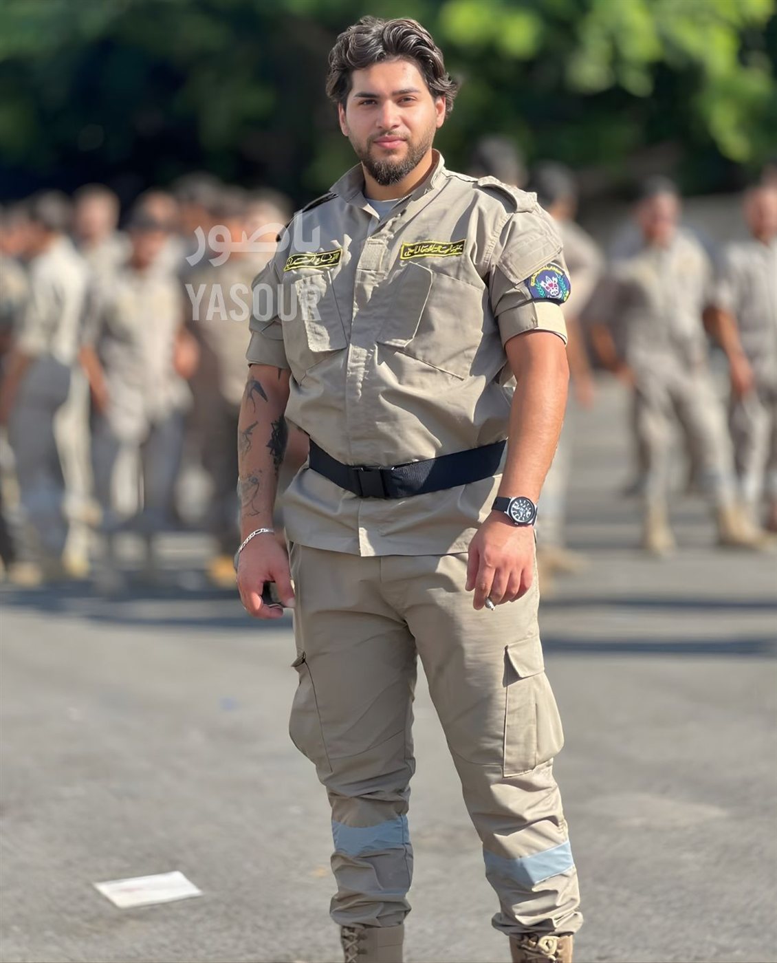 إرتقاء المسعف في جمعية الرسالة للاسعاف الصحي حسين ابراهيم فارس