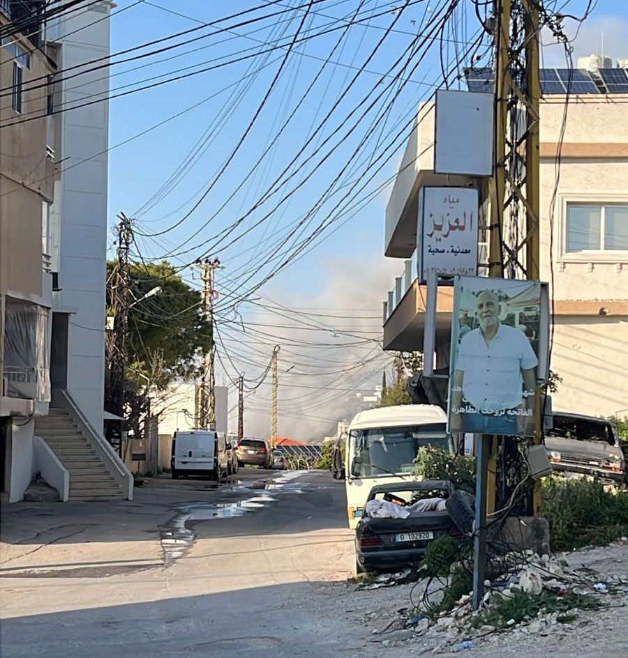 غارة عنيفة استهدفت بلدة طيردبا وقد تحركت فرق الاسعاف نحو المكان المستهدف