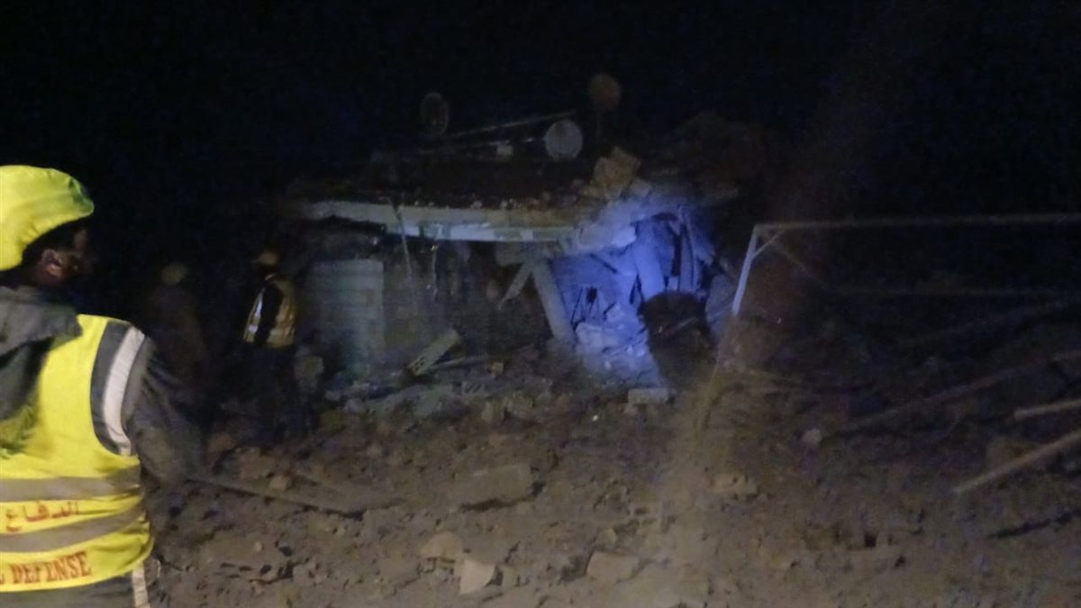 الغارات التي حصلت في الفترة المسائية من هذا اليوم