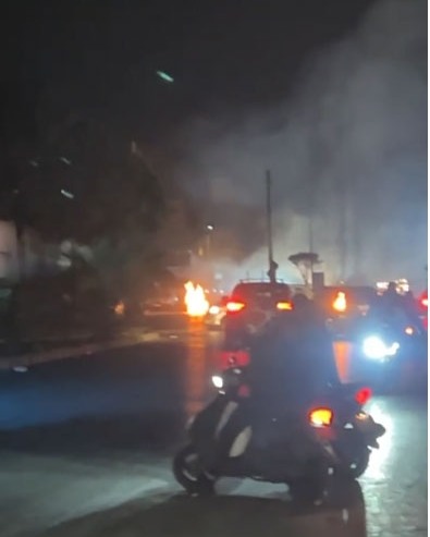 استهداف سيارة على طريق الاوزاعي بيورت ومعلومات اولية عن اصابات