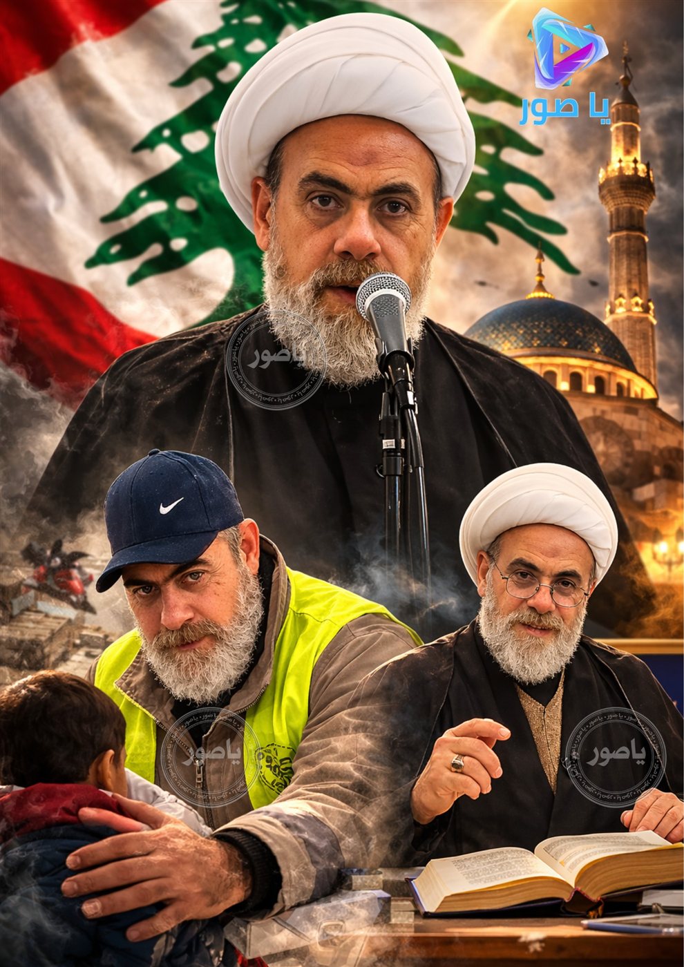 الشيخ غندور ارتقى اليوم متأثرا بجراحه عندما اصيب بينما كان بين اهله وناسه يقوي صمودهم ويعزز معنوياتهم ويعاونهم في كل شؤونهم