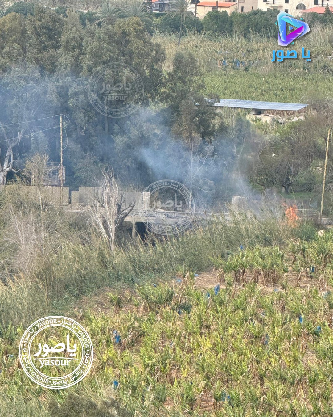 بالصور: تدمير كامل جسر القاسمية القديم ( الكنايات ) ووشظايا الغارة العنيفة وصلت الى تجمع القاسمية والحقت اضرارا بمباني سكنية