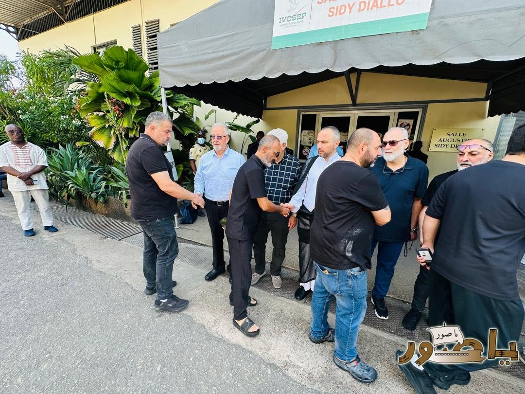 بالصور من أبيدجان: تشييع فقيد الشباب إبراهيم نمر قاسم