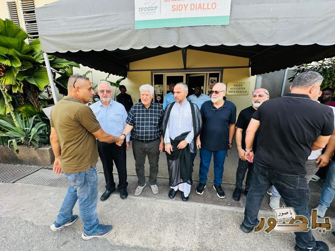 بالصور من أبيدجان: تشييع فقيد الشباب إبراهيم نمر قاسم