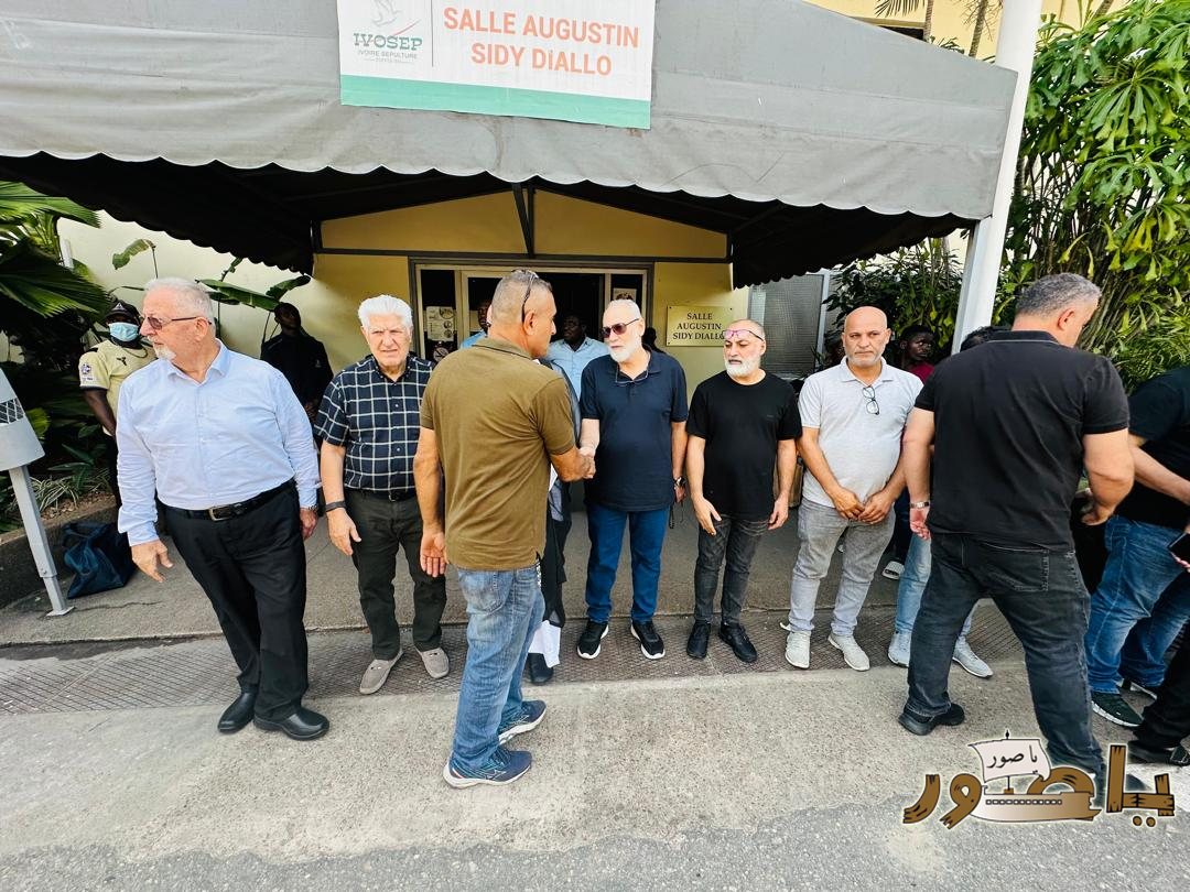 بالصور من أبيدجان: تشييع فقيد الشباب إبراهيم نمر قاسم