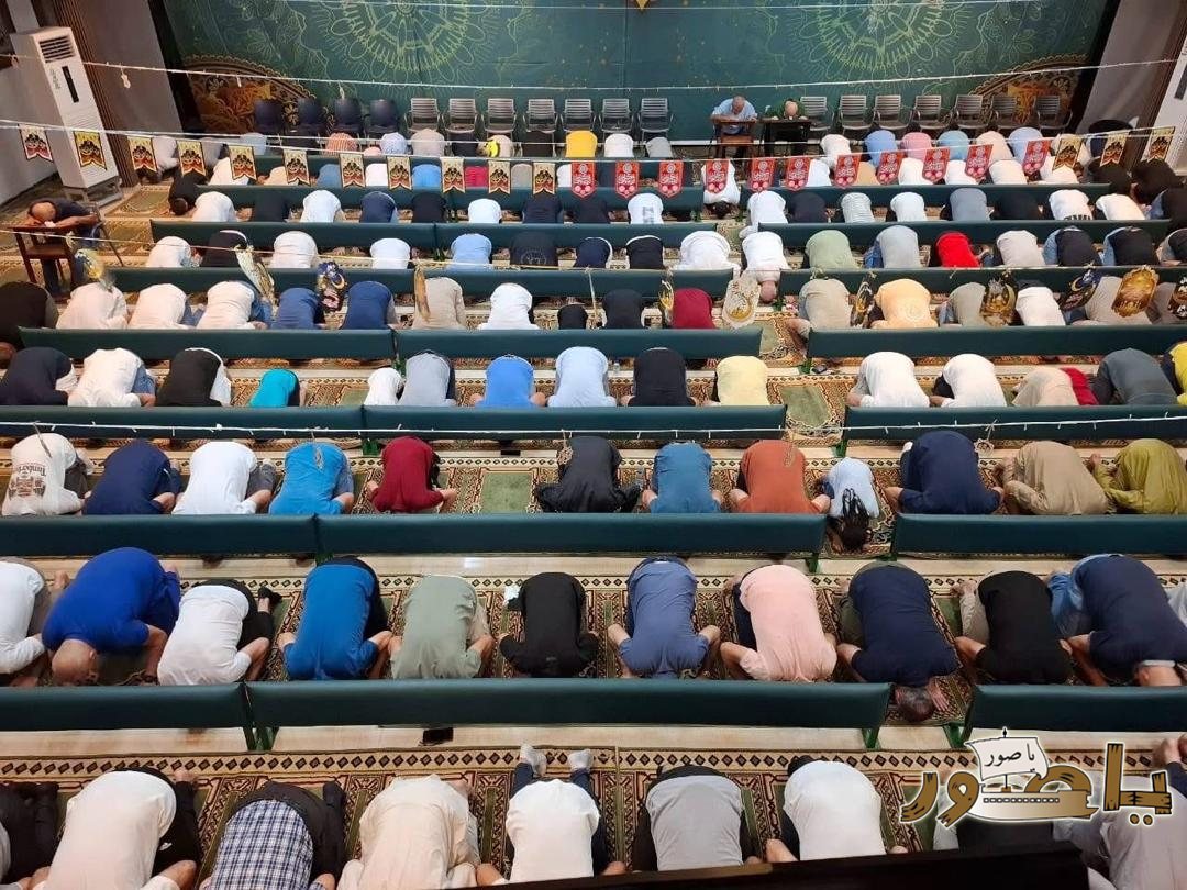 بالصور من أبيدجان: صلاة عيد الفطر في مكتب المرجع آية الله السيد محمد حسين فضل الله (قدس سره)