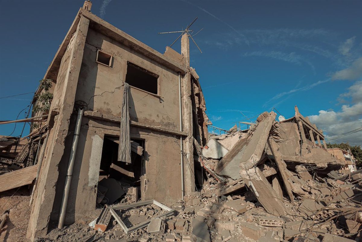 اضرار الغارات التي استهدفت المساكن الشعبية - صور هذا اليوم