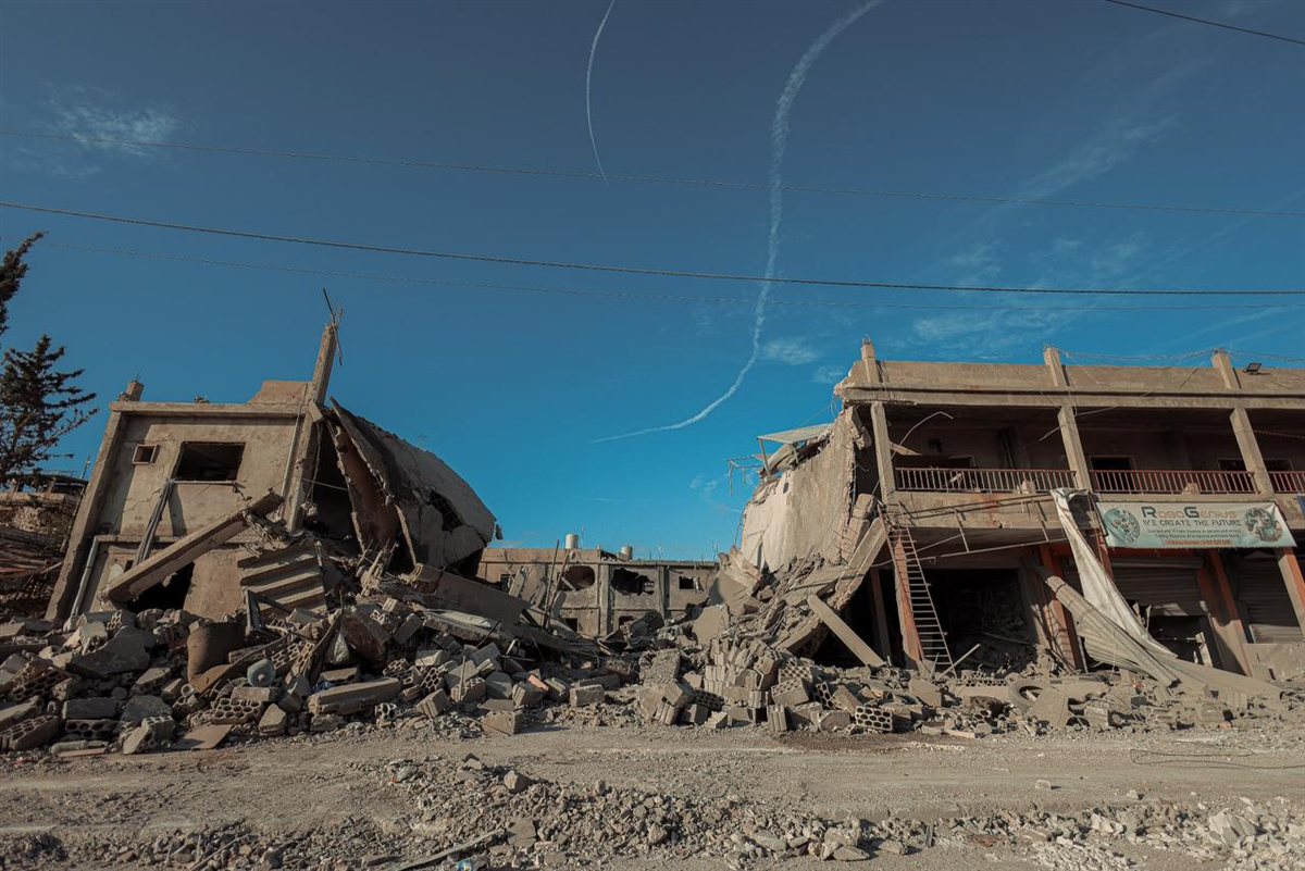 اضرار الغارات التي استهدفت المساكن الشعبية - صور هذا اليوم