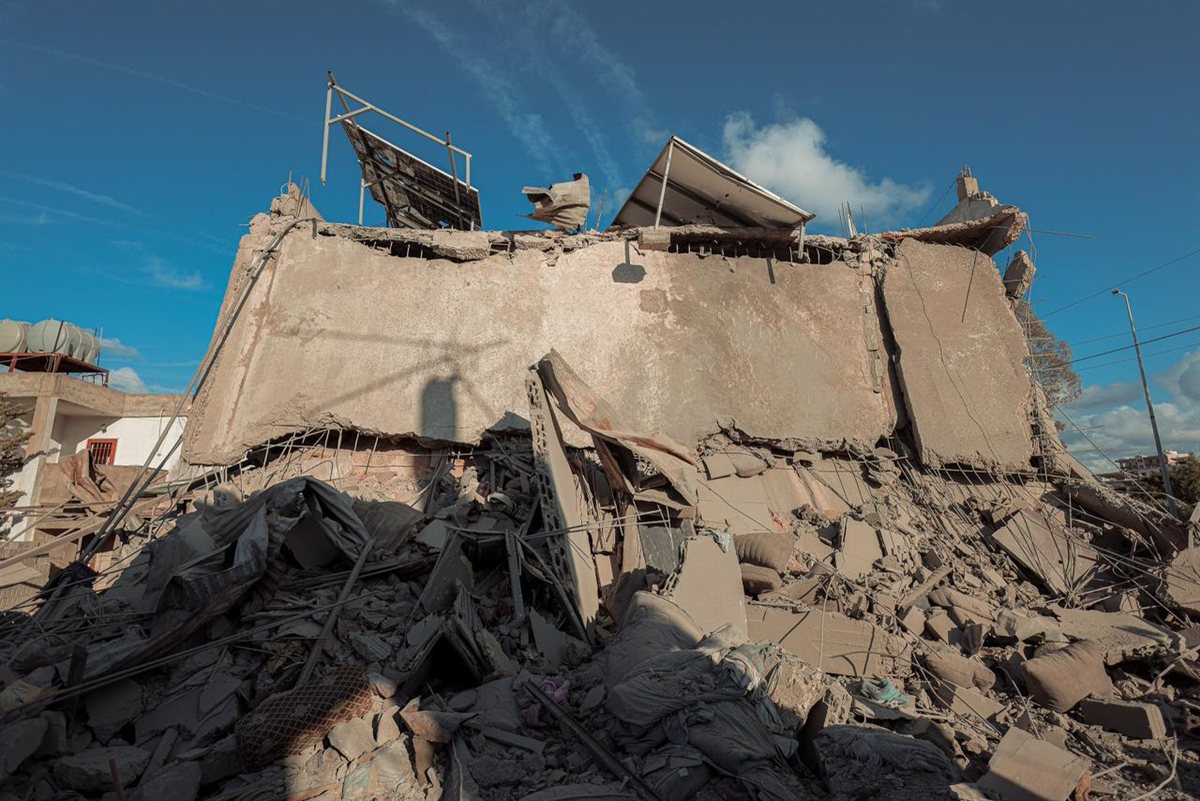 اضرار الغارات التي استهدفت المساكن الشعبية - صور هذا اليوم