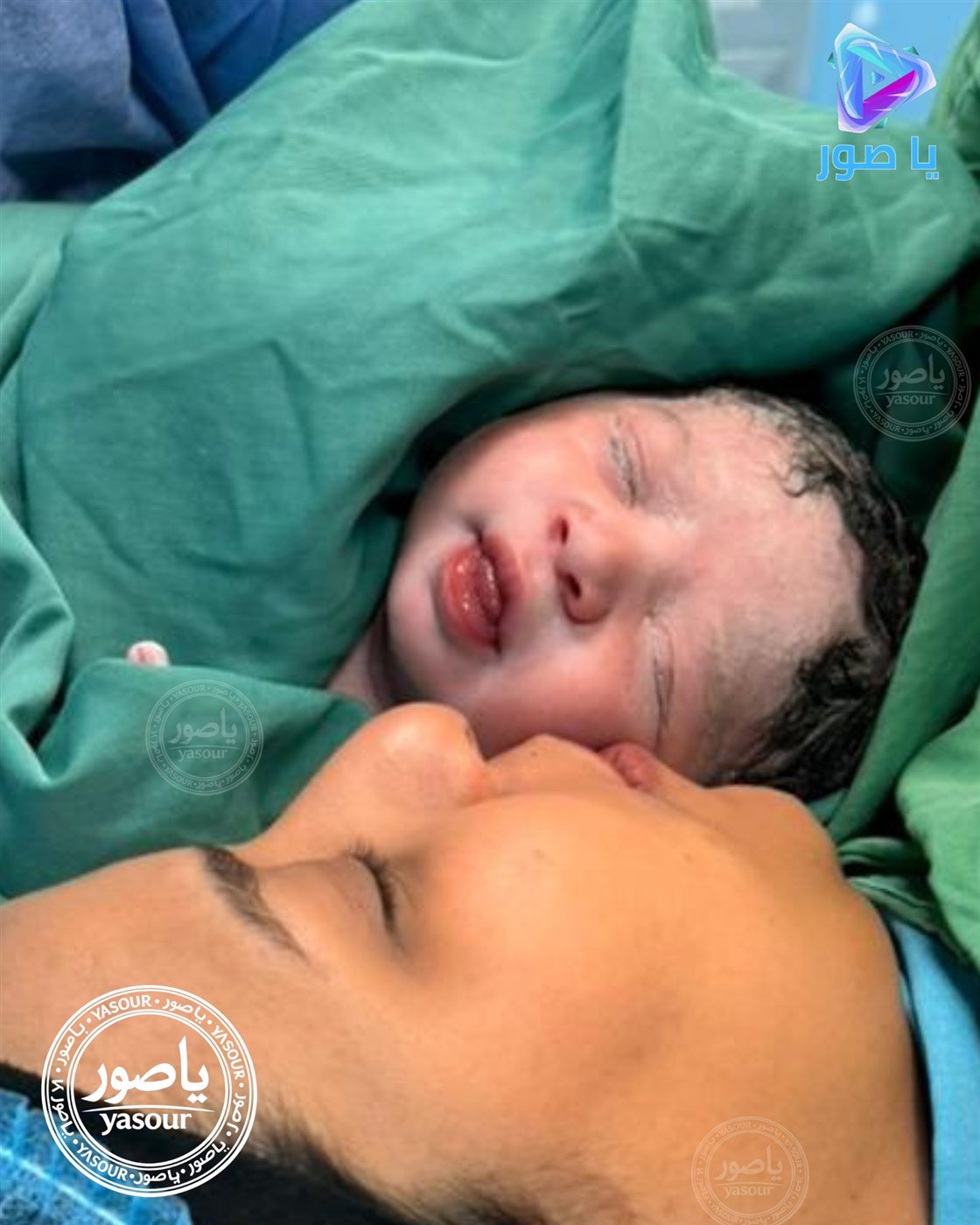 بين الخوف الذي يسكن القلوب، وحقائب النزوح التي لم تفرغ بعد ولدت اليوم في صور حياة جديدة