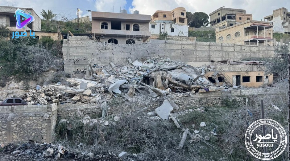 دمار كبير في الغارتين على بلدة السكسكية