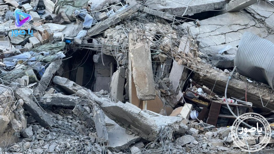 دمار كبير في الغارتين على بلدة السكسكية