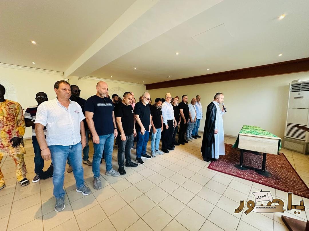 بالصور من أبيدجان: تشييع فقيد الشباب إبراهيم نمر قاسم