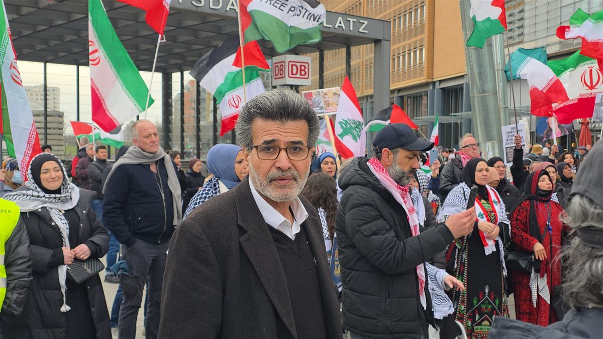 وقفة جماهيرية حاشدة في برلين إحياء للذكرى الخمسين ليوم الأرض