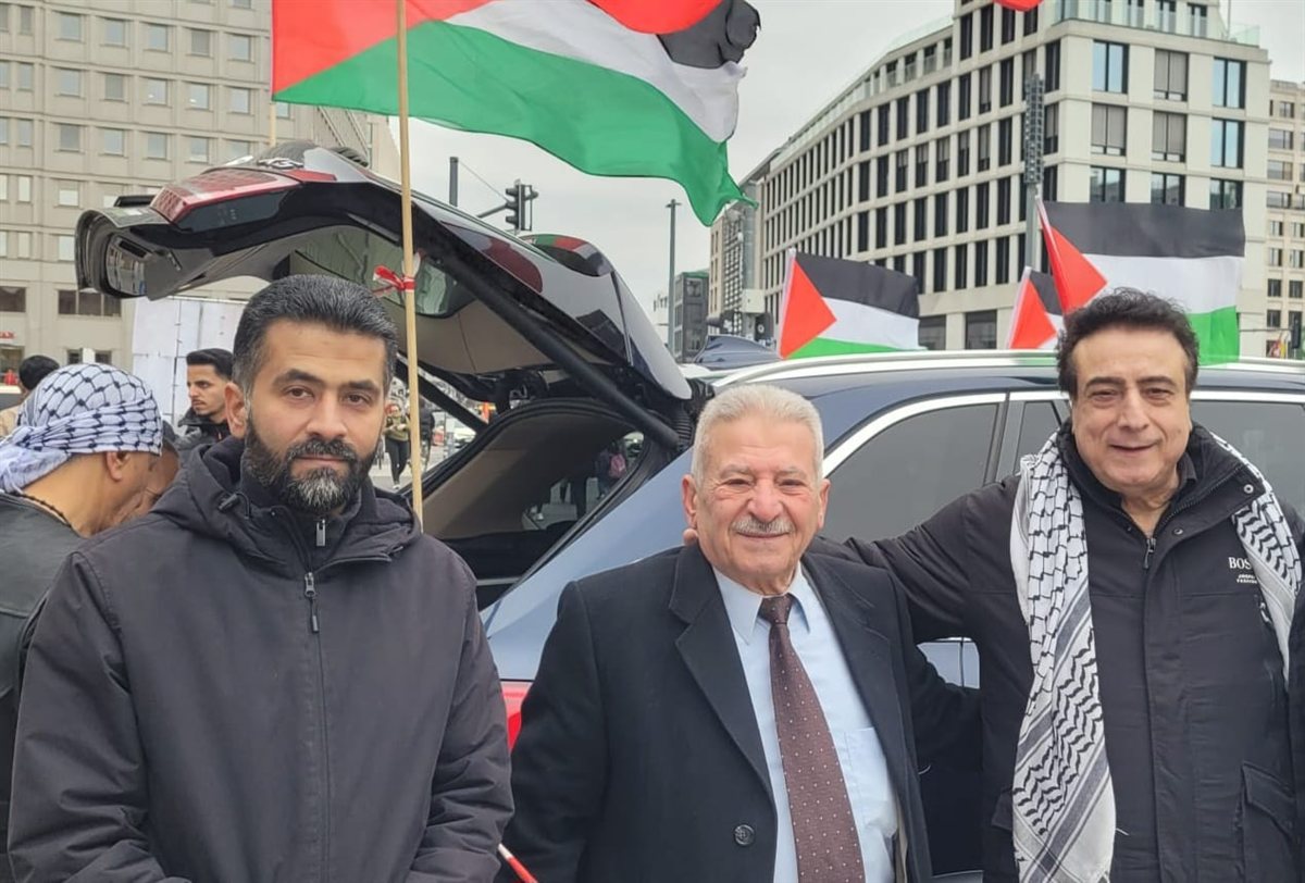 وقفة جماهيرية حاشدة في برلين إحياء للذكرى الخمسين ليوم الأرض