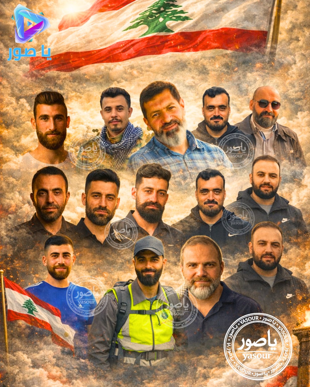 كل هؤلاء اقمار ارتقوا من بلدة ميس الجبل الجنوبية العزيزة