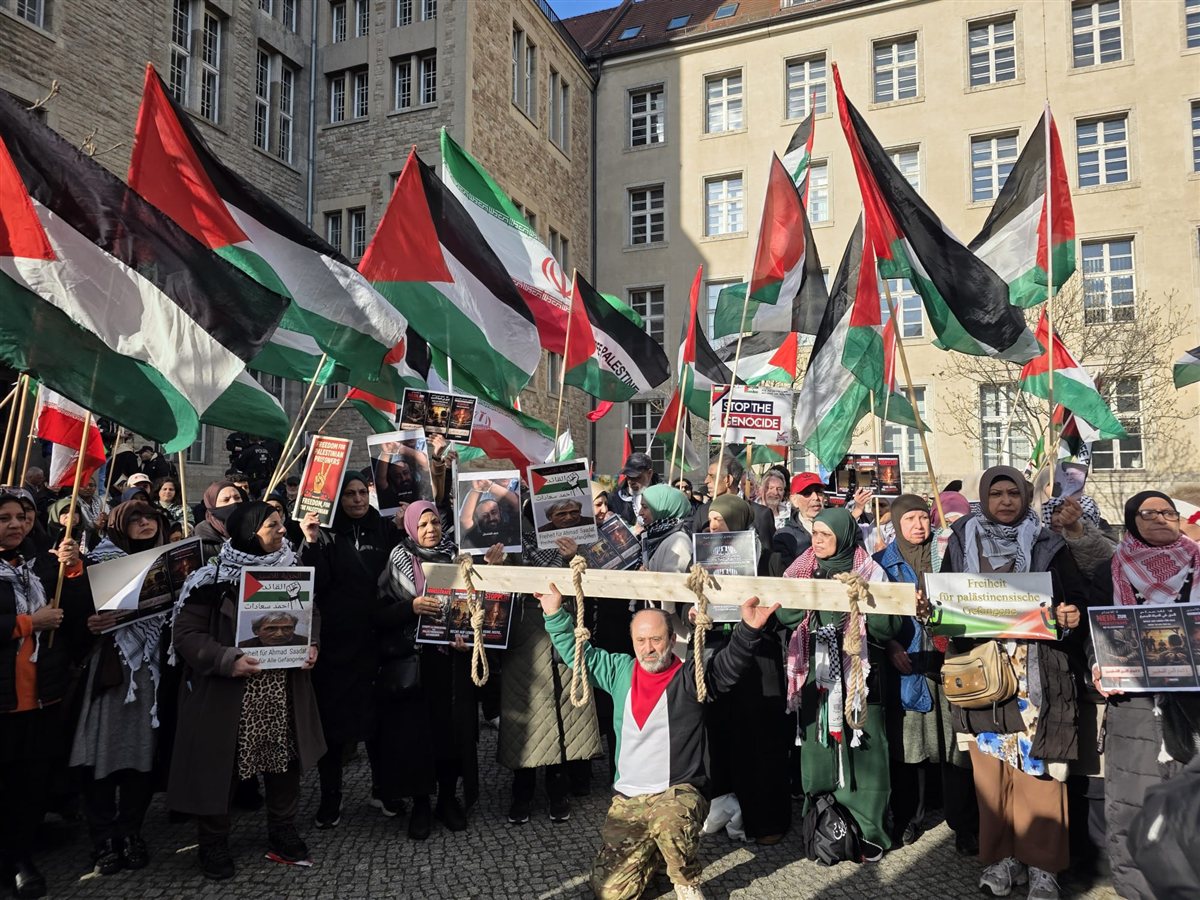 وقفة احتجاجية في العاصمة الألمانية برلين