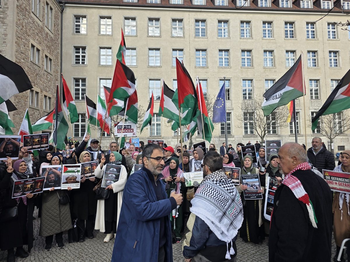 وقفة احتجاجية في العاصمة الألمانية برلين