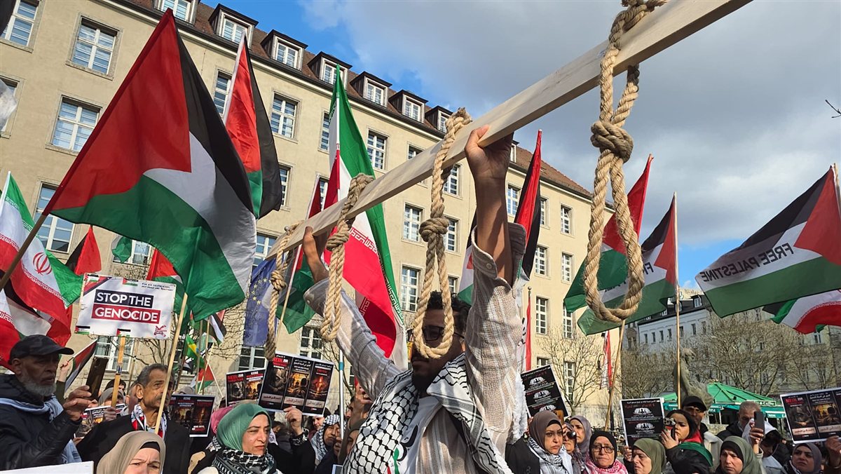 وقفة احتجاجية في العاصمة الألمانية برلين