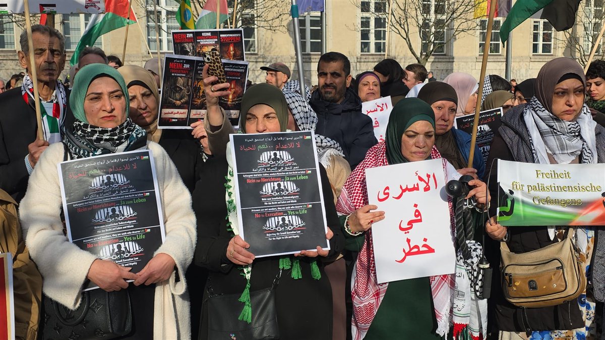 وقفة احتجاجية في العاصمة الألمانية برلين