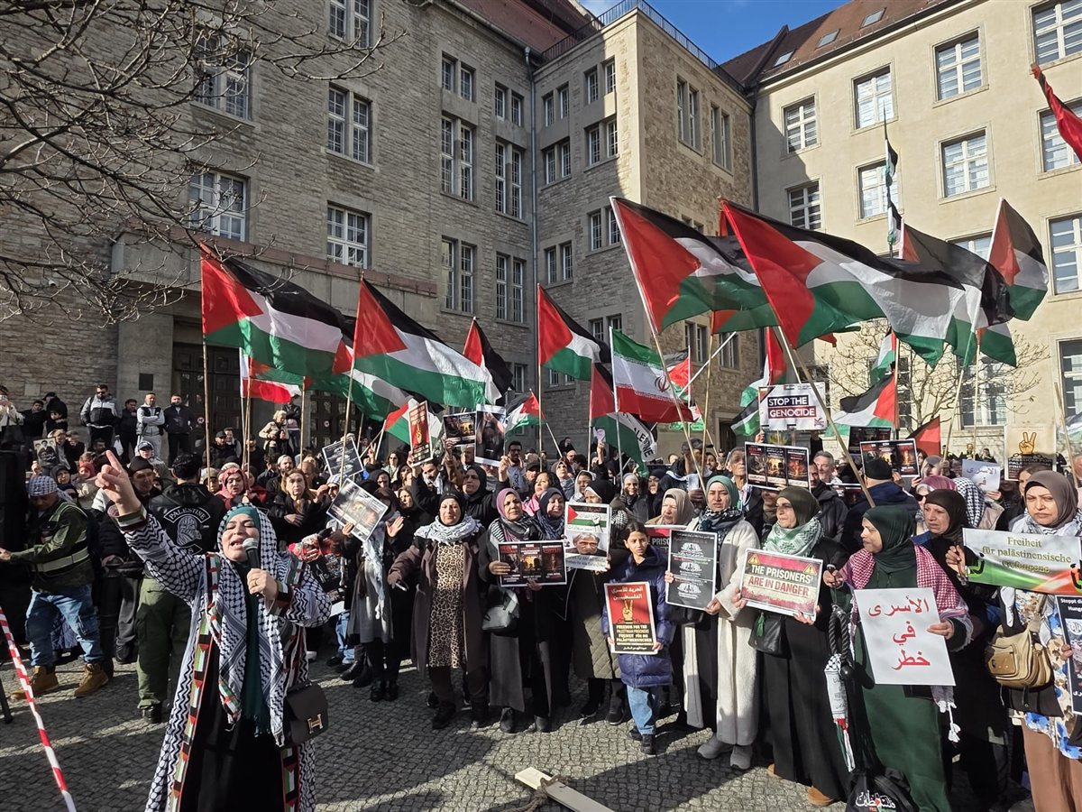 وقفة احتجاجية في العاصمة الألمانية برلين