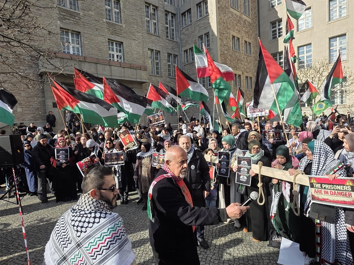 وقفة احتجاجية في العاصمة الألمانية برلين