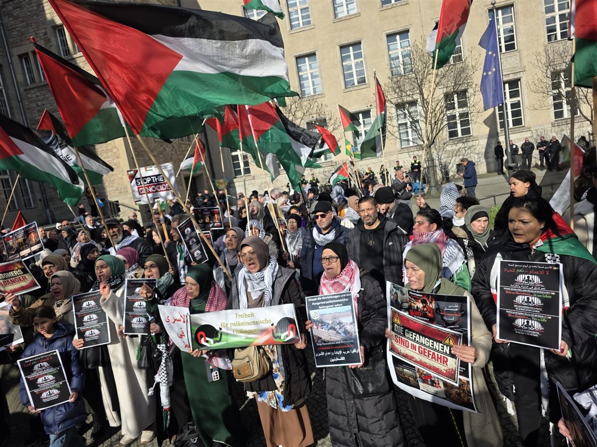 وقفة احتجاجية في العاصمة الألمانية برلين