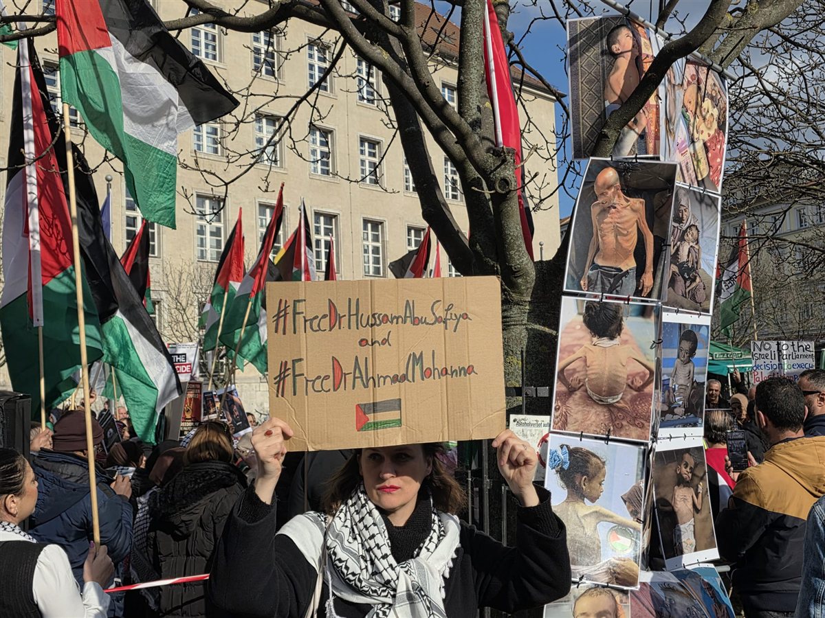 وقفة احتجاجية في العاصمة الألمانية برلين