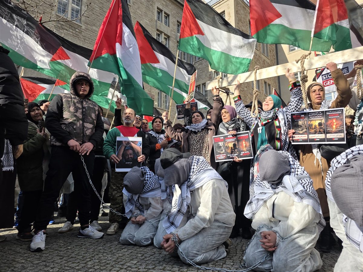 وقفة احتجاجية في العاصمة الألمانية برلين