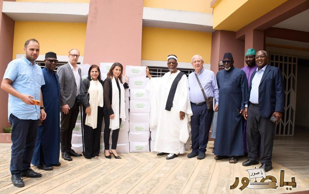 سفيرة لبنان تقود وفدا من الجالية اللبنانية في كوت ديفوار لتقديم 500 حصة غذائية إلى مجلس الأئمة (COSIM) في لفتة إنسانية